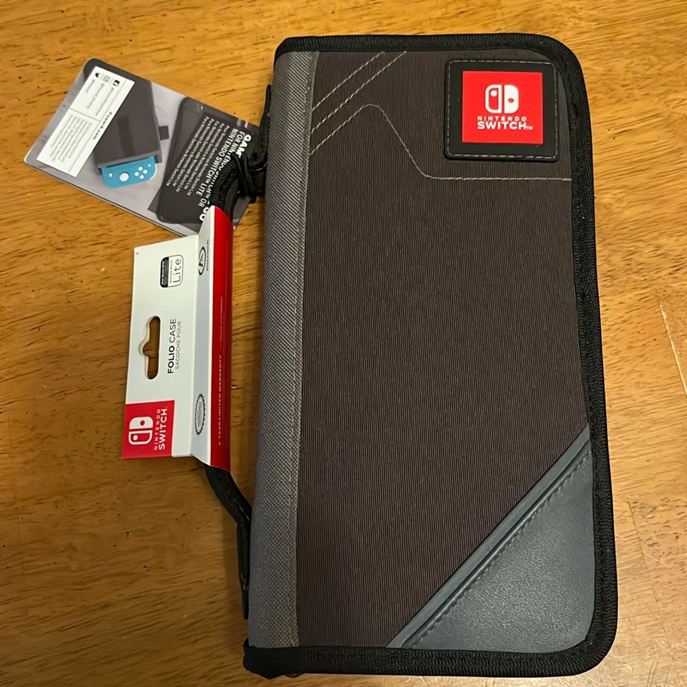 Nintendo Switch Folio Case For Nintendo Switch Or Switch Lite Brown Black Gray